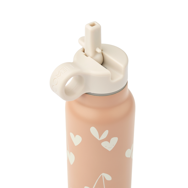 Falk Sweethearts Print Screw Top Bottle (350ml) (Pale Tuscany)