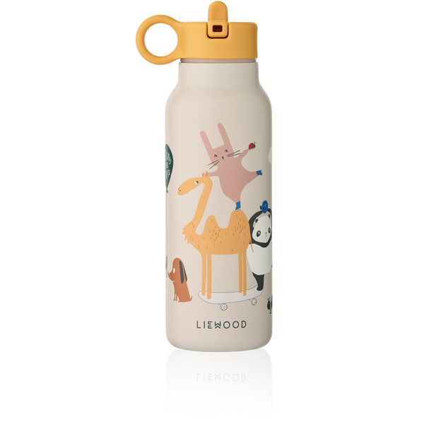 Falk Around The World Print Screw Top Bottle (350ml) (Sandy)