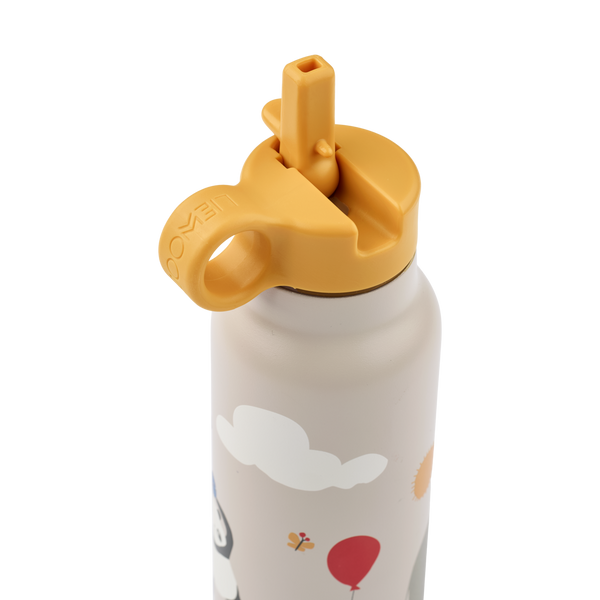 Falk Around The World Print Screw Top Bottle (350ml) (Sandy)