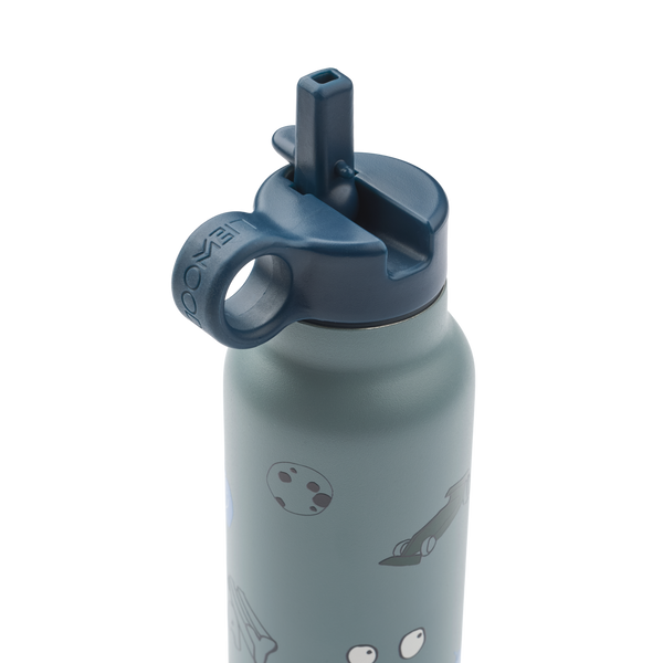 Falk Play Print Screw Top Bottle (350ml) (Dusty Peppermint)