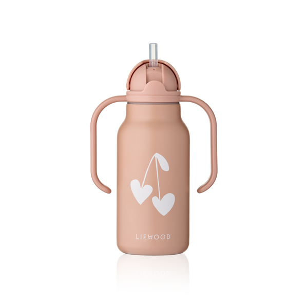 Kimmie Sweethearts Print Drinks Bottle With Handles (250ml) (Pale Tuscany)