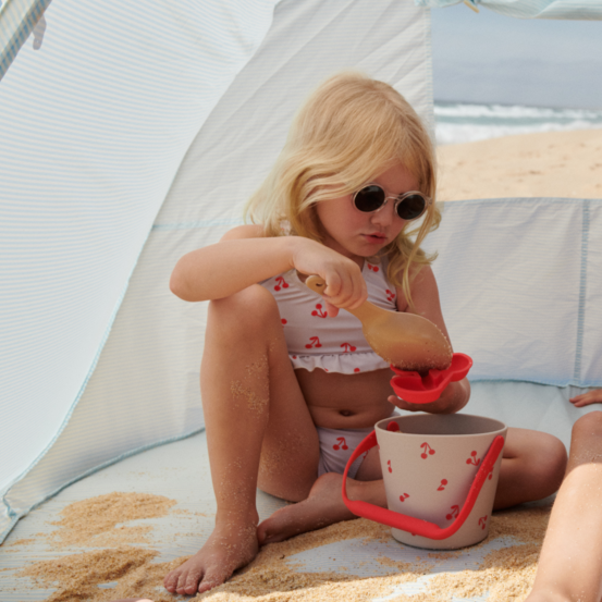 Bellamy Cherry Print Bikini Set (Sandy)