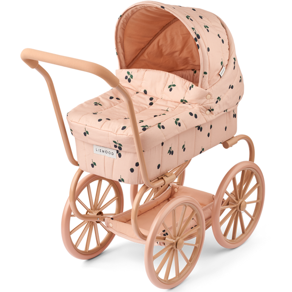 Adaline Berry Print Traditional Dolls Pram (Pale Tuscany)