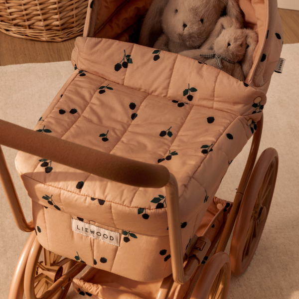 Adaline Berry Print Traditional Dolls Pram (Pale Tuscany)