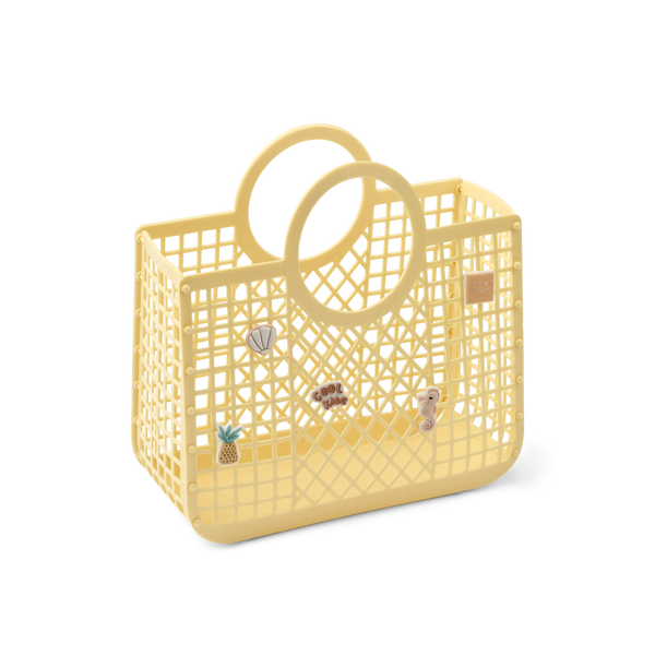 Samantha Basket With Charms (Lemonade)