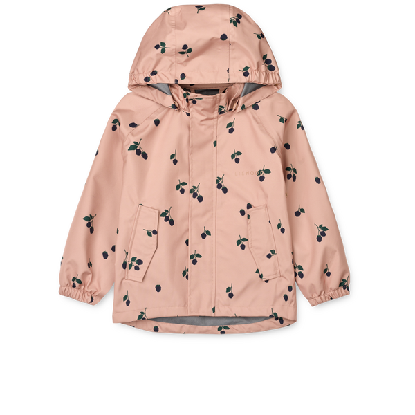 Pedia Berry Print Rainwear Set (Pale Tuscany)