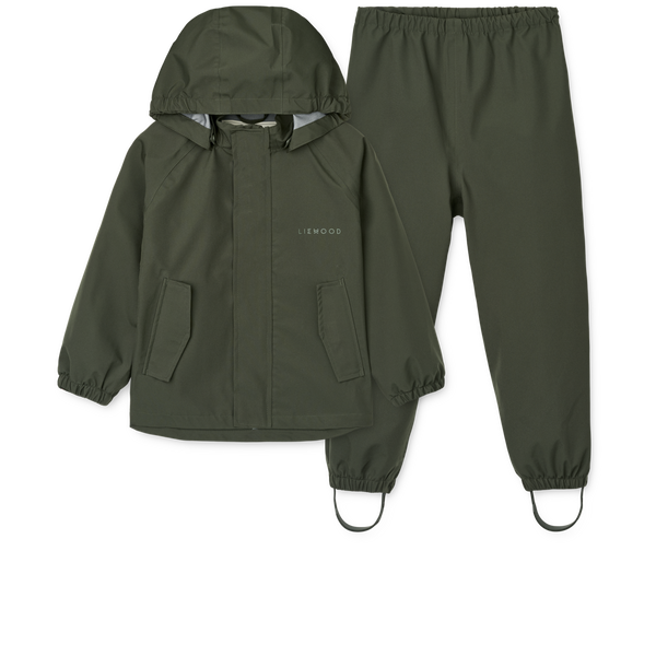 Pedia Rainwear Set (Hunter green)