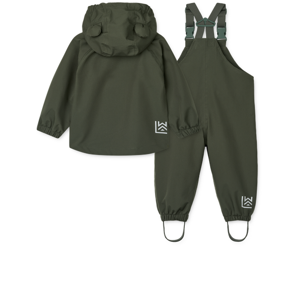 Manu Rainwear Set (Hunter Green)