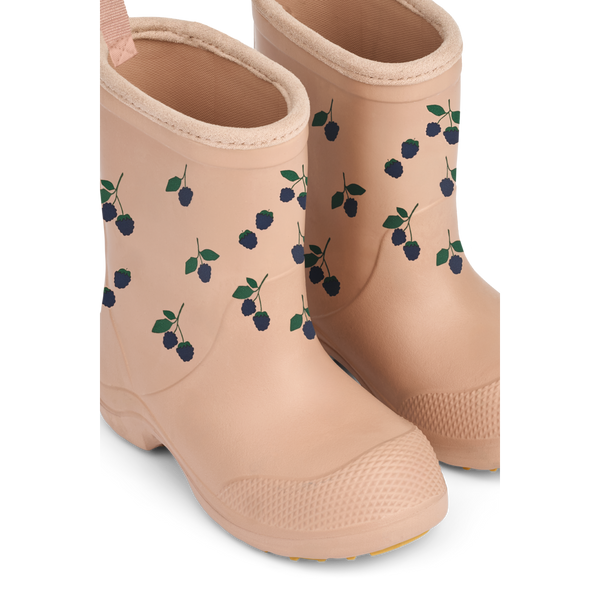 Aston Berry Print Rainboot (Pale Tuscany)