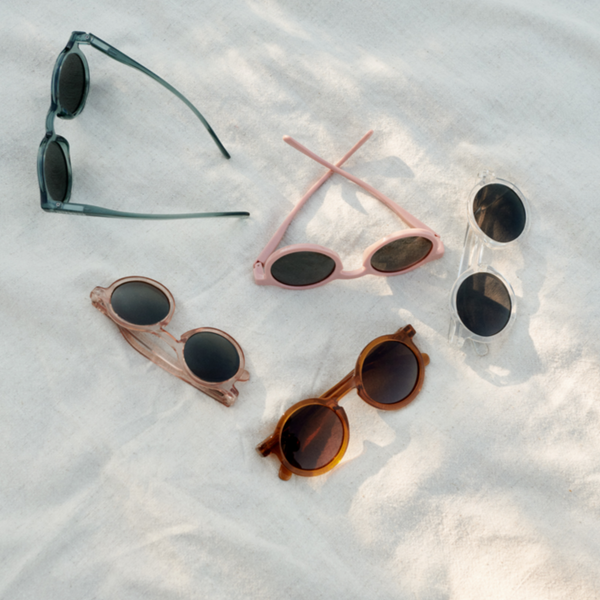 Darla Retro Round Sunglasses (Tuscany Rose)