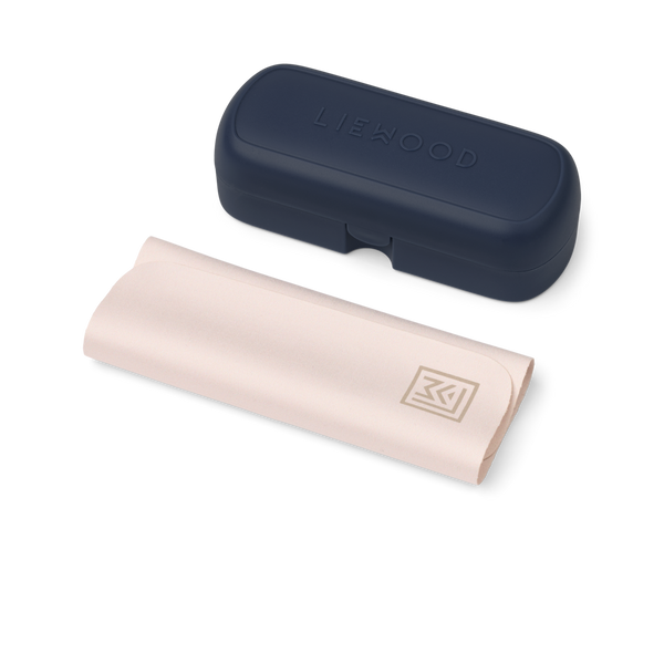 Darla Retro Round Sunglasses (Beach Blue)