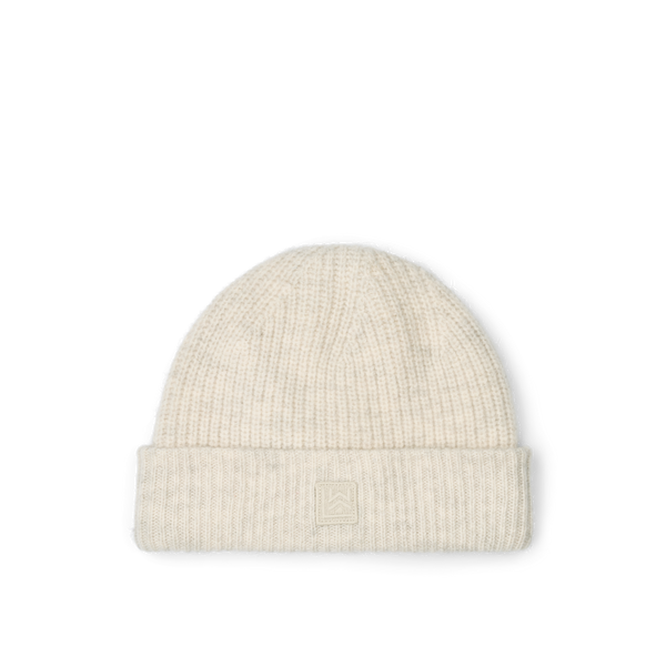Emilio Woollen Ribbed Knit Beanie (Sandy)