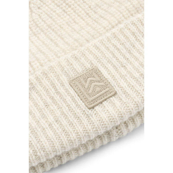 Emilio Woollen Ribbed Knit Beanie (Sandy)