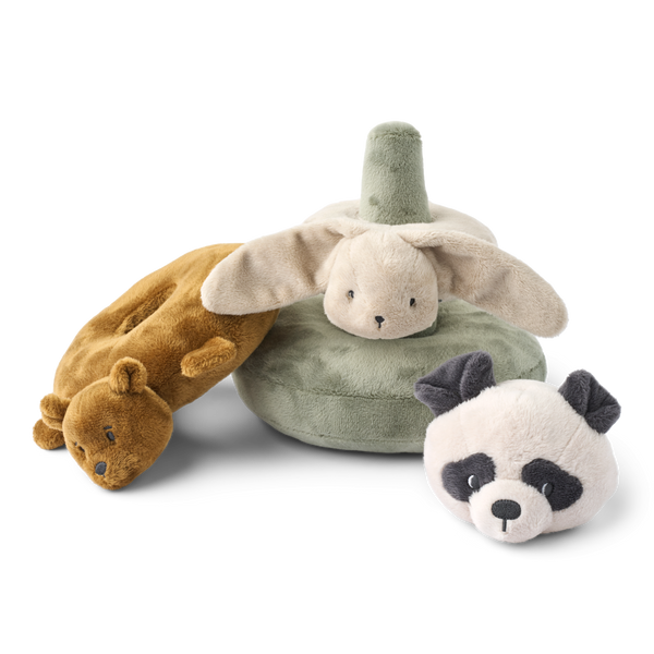Sannie Plush Stacking Tower (Sandy Multi Mix)