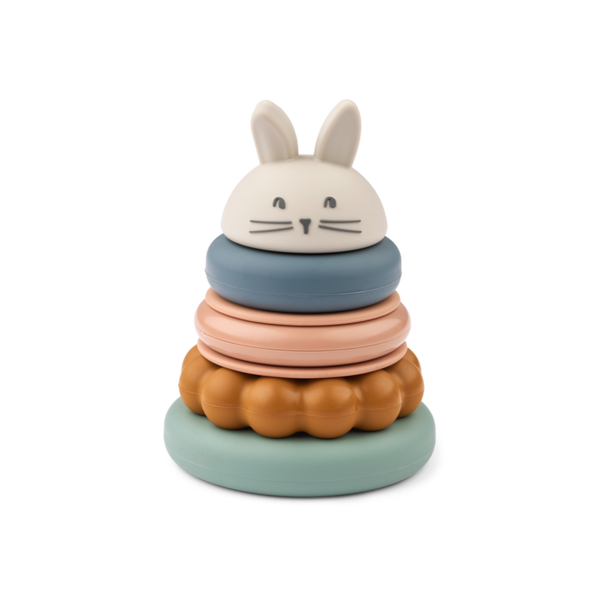 Donata Silicone Stacking Tower (Sandy Multi Mix)