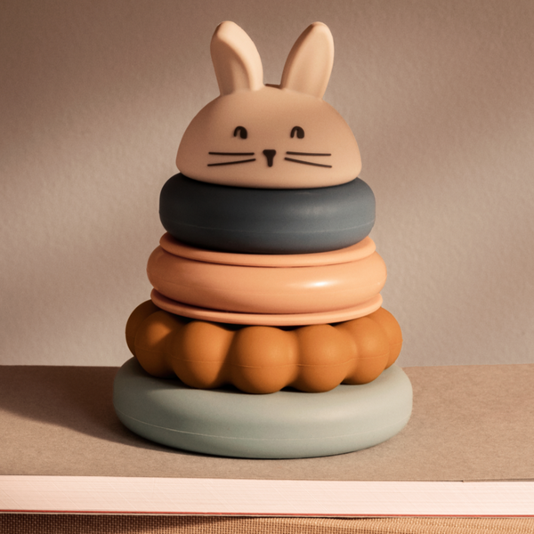Donata Silicone Stacking Tower (Sandy Multi Mix)