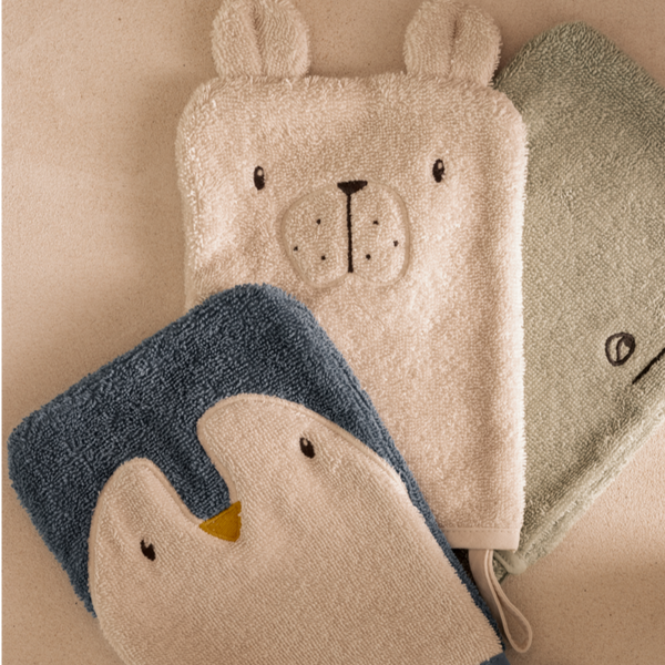 Sylvester Wash Cloth Set of 3 (Arctic Sea/Ocean View)