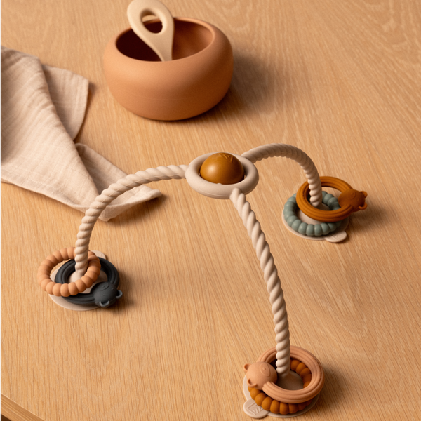 Soren Suction Table Top Rattle Toy (Sandy Multi Mix)