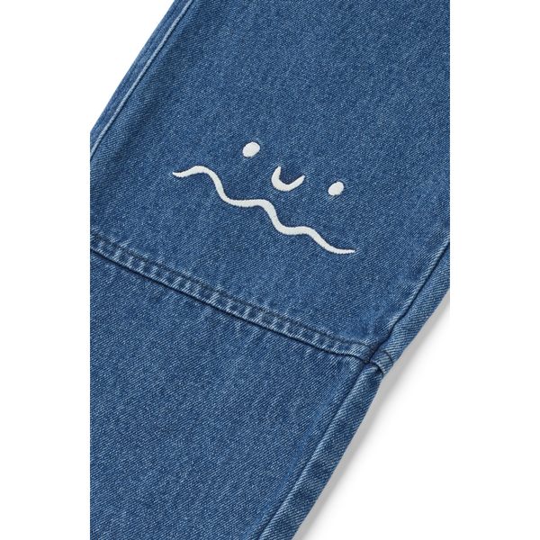 Cesar Wiggle Denim Pants (Medium Blue)