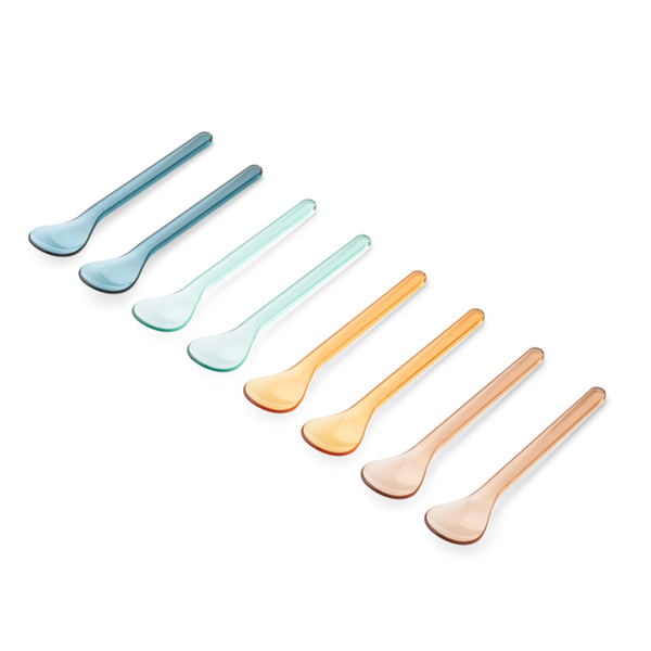 Olan Tritan Baby Spoon Set of 8 (Indigo Multi Mix)