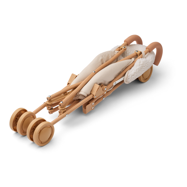 Elsie Teddy Pile Doll Stroller (Sandy)