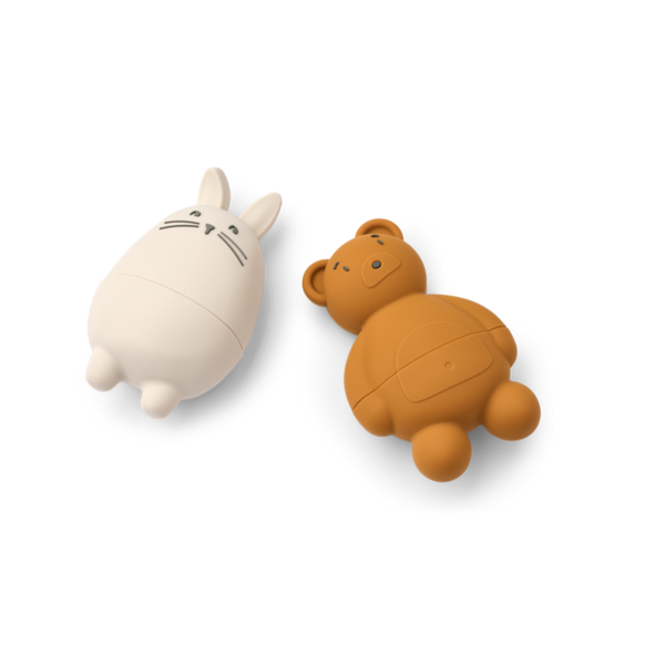 Duncan Classic Compartment Silicone Bath Toys (Sandy/Mustard Mix)