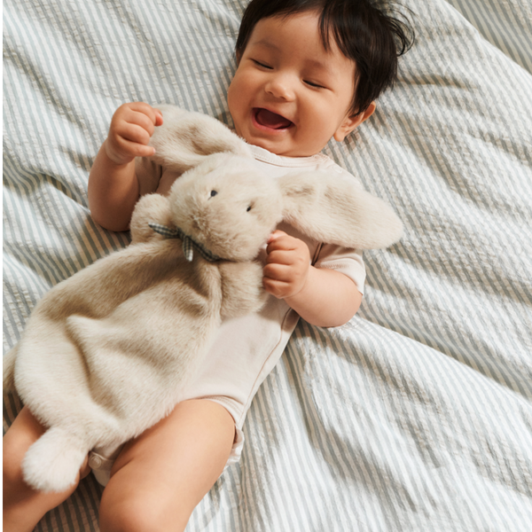 Roy Cuddle Rabbit Baby Cloth Comforter (Mist)