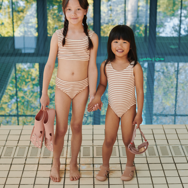 Gustav Peach Print Silicone Swim Fins (Tuscany Rose)