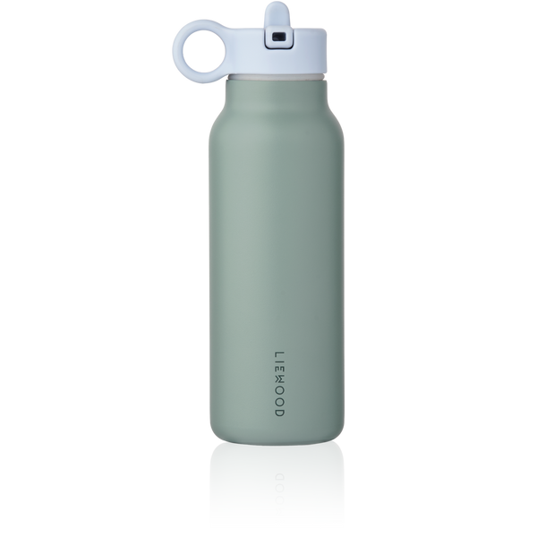 Falk Crocodile Lid Screw Top Bottle (350ml) (Peppermint/Garden Green)