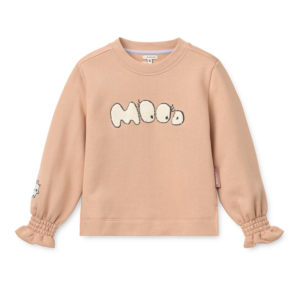 Ivey Mood Print Cotton Sweatshirt (Pale Tuscany)
