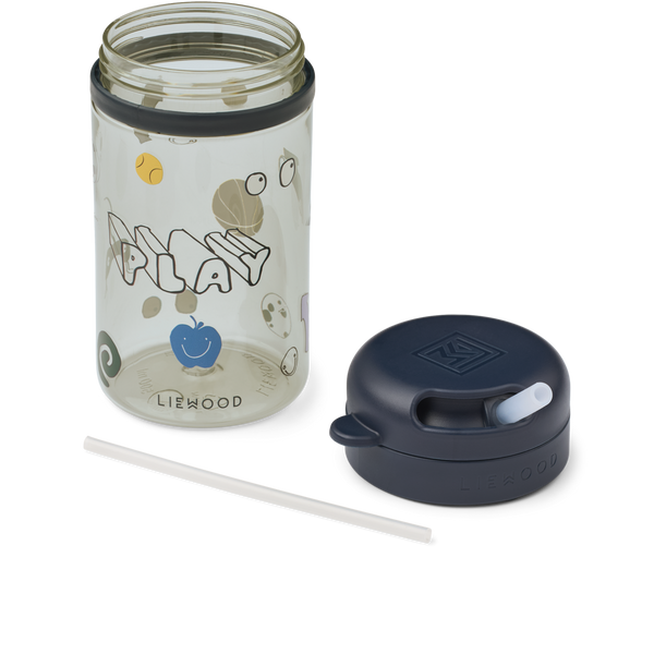 Pavia Tritan Straw Drinking Cup (500ml) (Play/Dusty Peppermint)