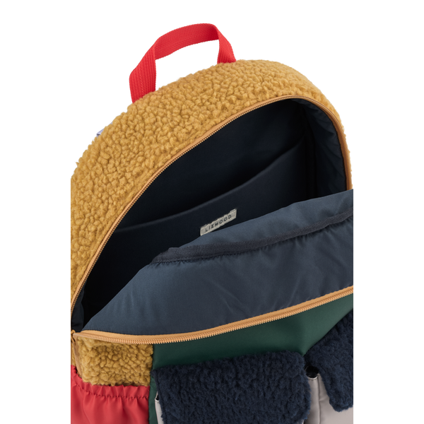 Marlowe Teddy Block Colour Backpack (Classic Navy Multi Mix)