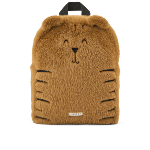 Denise Tiger Plush Backpack (Golden Caramel)
