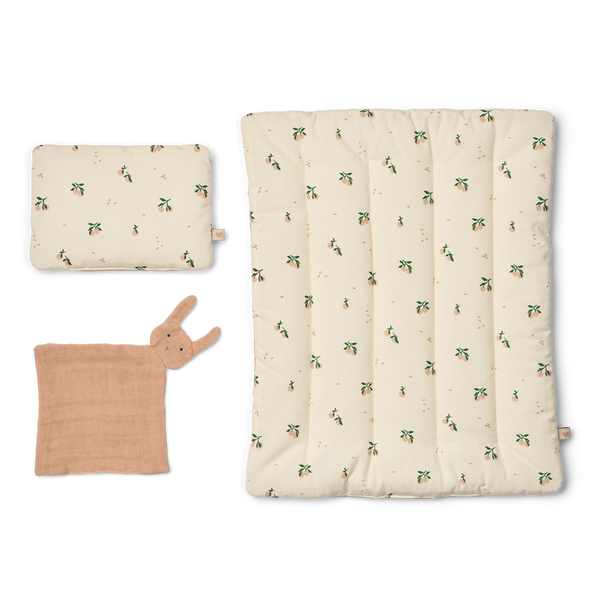 Joan Peach Print Dolls Bedding Set (Seashell)