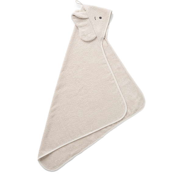 Albert Elephant Hooded Baby Towel (Sandy)