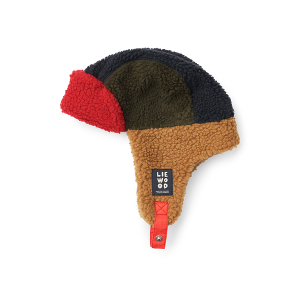 Bravo Aviator Teddy Pile Hat (Army Brown Multi Mix)