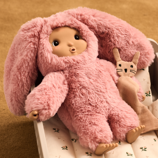 Miko Rosey Plush Doll (Rose Blush)