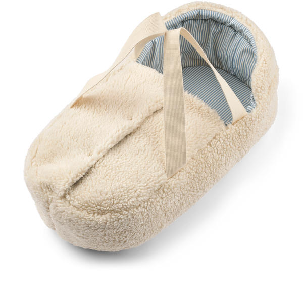 Melisse Teddy Pile Doll Carrier Basket (Sandy)