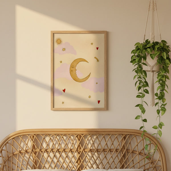 La Lune Art Print