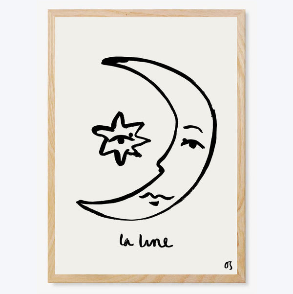 La Lune Art Print