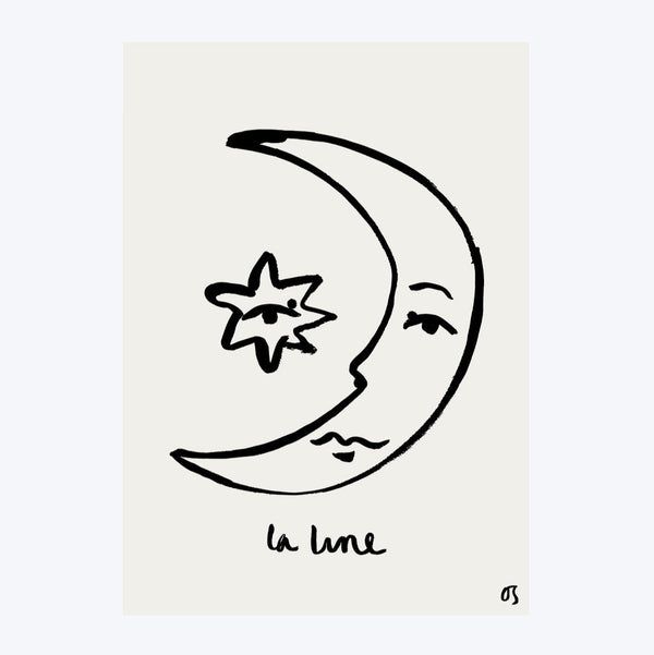 La Lune Art Print