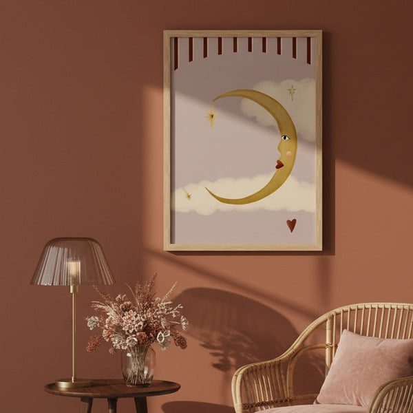 La Lune D'Amour Art Print