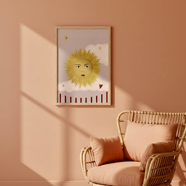 Le Soleil D'Amour Art Print