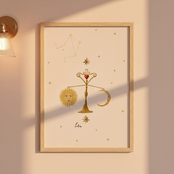 Libra Art Print