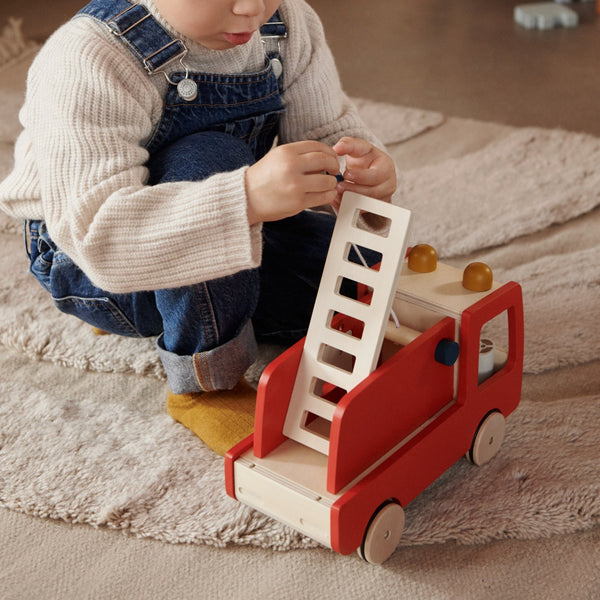 Eigil Wooden Toy Fire Truck