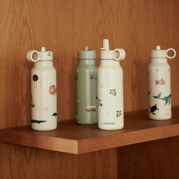 Falk Berry Print Screw Top Bottle (350ml) (Pale Tuscany)