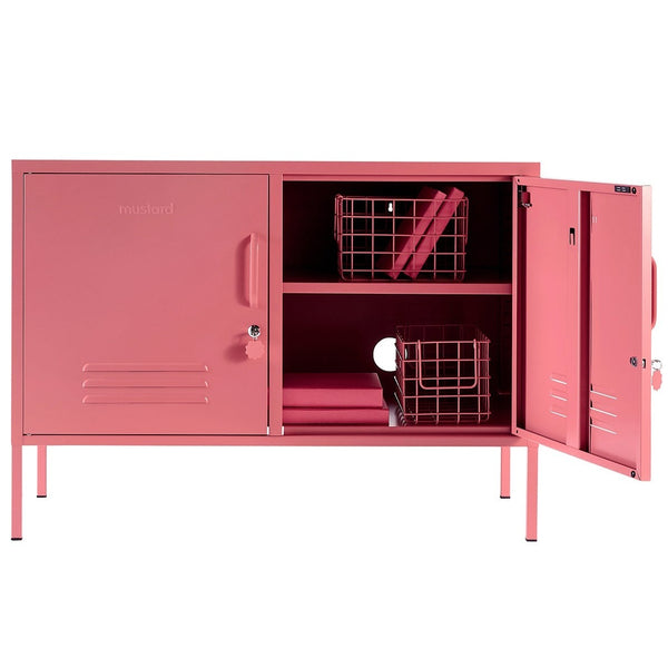 The Lowdown Double Door Locker Cabinet (Berry)