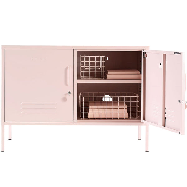 The Lowdown Double Door Locker Cabinet (Blush)