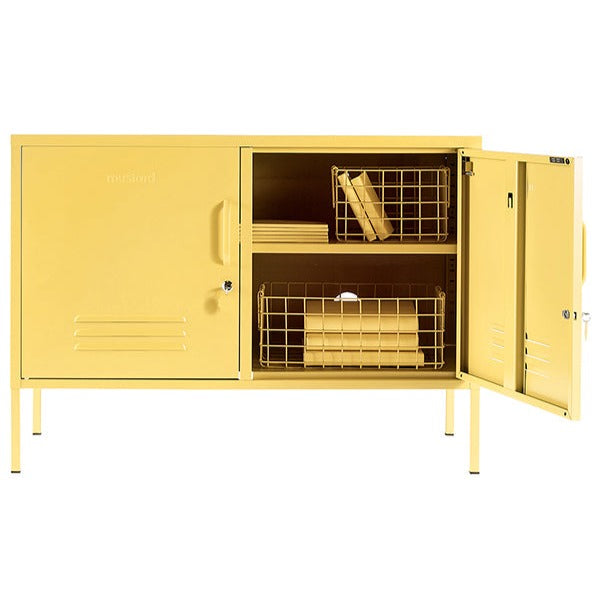 The Lowdown Double Door Locker Cabinet (Butter)