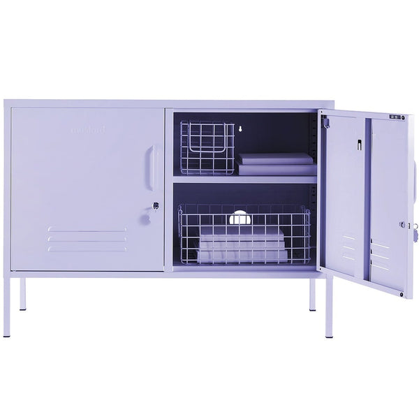 The Lowdown Double Door Locker Cabinet (Lilac)